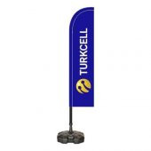 Doruk Turkcell Plaj Yelken Bayrağı cm - 1