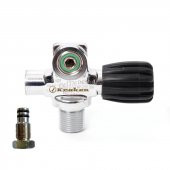 KRAKEN Tüp Vanası Sağ 25x2 M26 232bar, Körleyici ile - 1