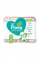 Prima Pampers Günlük Rahatlık 5 Beden Bebek Bezi 21 li X 4 Paket = 84 Adet Bez - 2