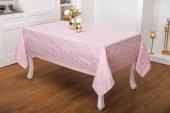 Finezza Sare Lüx Jakar  Kumaş Pudra Masa Örtüsü  Dikdörtgen 160x320 cm - 1111 - 1
