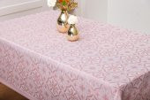 Finezza Sare Lüx Jakar  Kumaş Pudra Masa Örtüsü  Dikdörtgen 160x320 cm - 1111 - 2