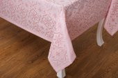 Finezza Sare Lüx Jakar  Kumaş Pudra Masa Örtüsü  Dikdörtgen 160x320 cm - 1111 - 4