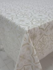 Finezza Sare Lüx Jakar  Kumaş Taş Masa Örtüsü  Dikdörtgen 160x320 cm - 1112 - 3