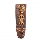 Dekoratif Ağaç Mask 30 cm Duvar Dekoru - 3