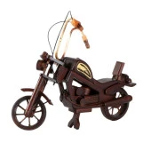 Dekoratif Ahşap Harley Davidson Motosiklet 33 cm thumbnail 3