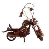 Dekoratif Ahşap Harley Davidson Motosiklet 33 cm thumbnail 4