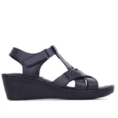 Ghattix 12 Hakiki Deri Yumuşak Kadın Sandalet - 2