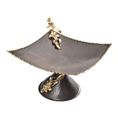 Decorium 20 Cm Ayaklı Kare Kase Nature - 2