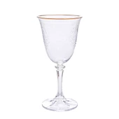 Decorium Kırmızı Şarap Kadehi 6 Prc Morano Altın M01115 - 1