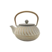 Taşev Linden - Sümbül Döküm Demlik 750 ml Beyaz - 1