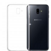 Samsung Galaxy J6 Prime Kılıf İnce Slim Şeffaf Silikon Arka Kapak - 1
