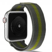 Apple Watch 44mm KRD-40 Tel Örgü İşlemeli Metal Kordon - 4