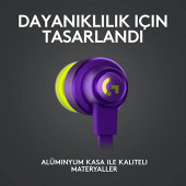 Logitech G333 Mor Mikrofonlu Oyuncu Kulaklığı - 4