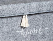 2 Adet Keçe Kapaklı Çok Amaçlı Mega Kutu Kirli Çamaşır Sepeti Set - 4