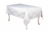 Finezza Viyana Lüx Jakar  Kumaş Gri Masa Örtüsü Dikdörtgen 160x320 cm - 1114 - 4