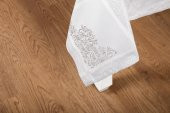 Finezza Viyana Lüx Jakar  Kumaş Gri Masa Örtüsü Dikdörtgen 160x320 cm - 1114 - 5