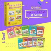 Çalışkan Yayınları Mervenin Maceraları Hikaye Seti (10 Kitap) - 2