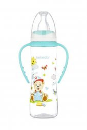 Bebedor Silikon Emzikli Desenli Kulplu 250 Ml Biberon - 1