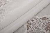 Finezza Esra Lüx Dantelli Keten Kumaş Krem Masa Örtüsü 160x230 cm - 1119 - 6