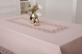 Finezza Esra Lüx Dantelli Keten Kumaş Pudra Masa Örtüsü 160x230 cm - 1120 - 2