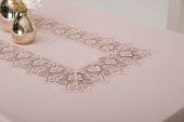 Finezza Esra Lüx Dantelli Keten Kumaş Pudra Masa Örtüsü 160x230 cm - 1120 - 3