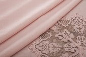 Finezza Esra Lüx Dantelli Keten Kumaş Pudra Masa Örtüsü 160x230 cm - 1120 - 6