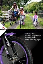 Kldoro Kd-20301 Çelik Kadro 20 Jant Bisiklet Bagajlı Kız Çocuk Bisikleti - 4