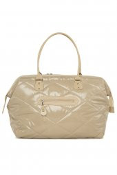 Bagmori Vizon Baby Bag Nakışlı Puf Şişme Anne Bebek Bakım Çanta thumbnail 4