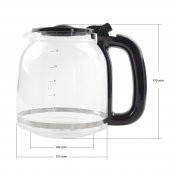 Weekend Glass Kahve Makinesi Cam Demlik, Esse ile uyumlu - 1