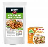 Dola Glutensiz Tahıllı Pilavlık Karışım ve Tahıllı Tohumlu Hindi Göğüs Eti Konserve 2’li Set - 1