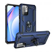 Xiaomi Redmi Note 10 5G Kılıf Yüzüklü Standlı Manyetikli Armor Zırh - 1