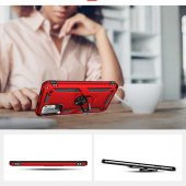 Xiaomi Redmi Note 10 5G Kılıf Yüzüklü Standlı Manyetikli Armor Zırh - 10