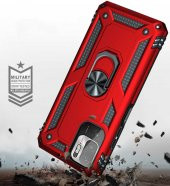 Xiaomi Redmi Note 10 5G Kılıf Yüzüklü Standlı Manyetikli Armor Zırh - 11