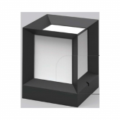 HOROZ 400-010-129 PRİZMA SİYAH 40W BAHÇE AYDINLATMASI - 1