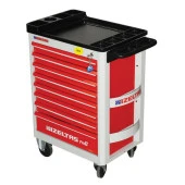 İzeltaş Pro Serisi Takım Dolabı 8 Çekmeceli Kırmızı Boş - 1