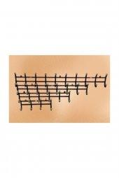 Al Duvar Askısı Bordo 4 Parmak - 3