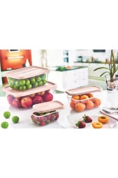 Çankaya 4 Lü Karizma Dikdörtgen Saklama Kabı Seti thumbnail 1