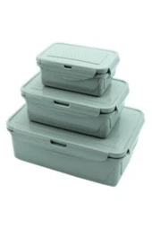 Acrit 3 Lü Saklama Seti Gri thumbnail 1