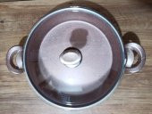 Sultan Titanyum Gülkurusu Granit Basık Karnıyarık Pilav Tenceresi 30 Cm - 2