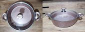 Sultan Titanyum Gülkurusu Granit Basık Karnıyarık Pilav Tenceresi 30 Cm - 3