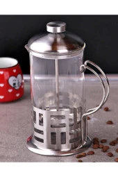Miraç Cam Metal Saplı French Press 600 ml - 1