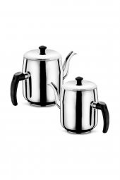 Zen Life 430 Çelik Kahveci Demlik 4 No 2.7 Litre 1 Adet - 1