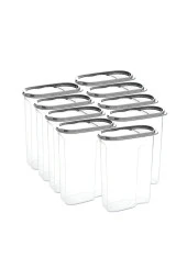 Erzak Kabı, 2,5 Lt, Beyaz 9lu Set - 1