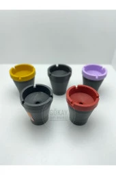 Kokusuz Küllük Oto Araç Ev Küllüğü Yuvarlak 5li Karışık Renkli - 1