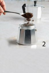 SPRENDA Moka Pot Express- Espresso Kahve Demleme Makinesi 3 Kişilik Aliminyum Ocak Üstü 3Cup - 3