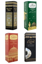 Kabe Örtüsü Kokusu Mescidi Aksa Kokusu Kubbetül Sahra kokusu Ve Hacerül Esved Kokusu Sprey 400 Ml. thumbnail 1