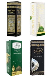 Kabe Örtüsü Kokusu Medine Ravza Kokusu Mescdi Aksa Kokusu Ve Hacerül Esved Kokusu Sprey 400 Ml. - 1