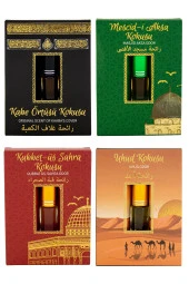 Kabe Örtüsü Kokusu Mescidi Aksa kokusu Kubbetül Sahra Kokusu ve Uhud Kokusu Alkolsüz Esans 3ml thumbnail 1