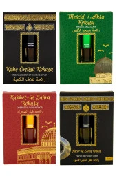 Kabe Örtüsü Kokusu Mescidi Aksa kokusu Kubbetül Sahra Kokusu ve Hacerül Esved Kokusu Alkolsüz Esans 3ml thumbnail 1