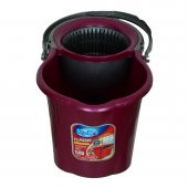 Spin Mop Temizlik Seti 360 Derece Döner Başlıklı Kova+Mop+Paspas+Sap Karışık Renk - 1